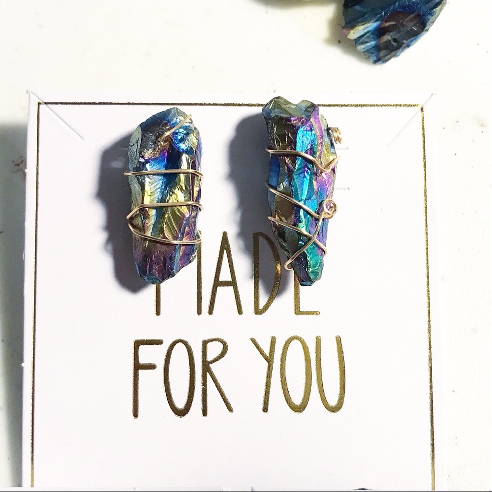 Hematite Stud Earrings